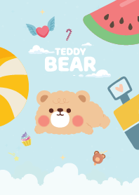 Teddy Bear Space Blue