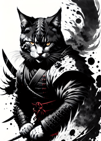 水墨猫武士 DD6543