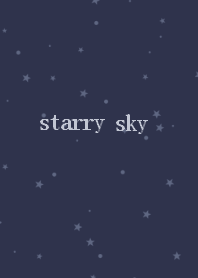 starry sky (navyblack)