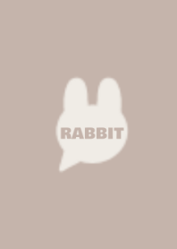 RABBIT -BEIGE