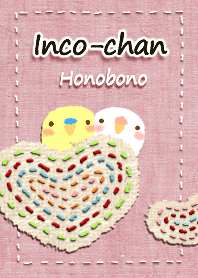 インコちゃん【リネン生地・ピンク】