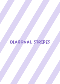 Diagonal Stripes - Lavender