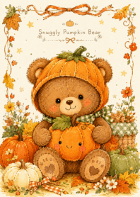 Snuggly Pumpkin Bear