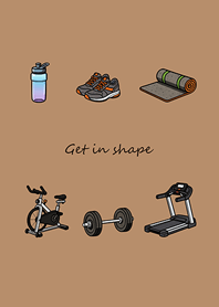 一起運動減肥(奶茶色)