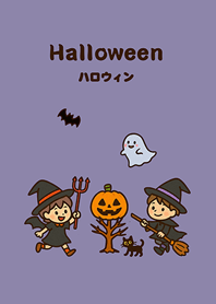 Cute Magical Halloween(Morandi purple)
