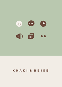 Khaki & Beige