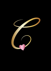 "C" Gold Initial 2