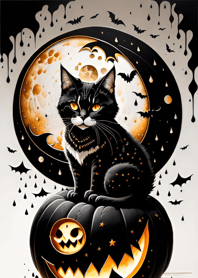 halloween cat F933c4