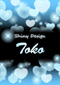 Toko-Name-Light blue Heart