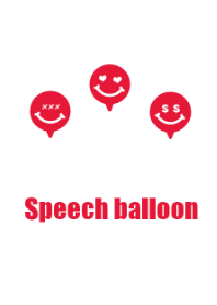 Speech balloon***Red