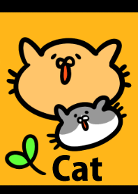 Orange cat.