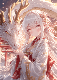 ⭐️神社を守る金龍の少女❤️1-3