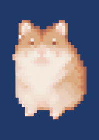 Hamster Pixel Art Theme  Beige 05