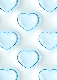 ふんわりハート♡ ーlight blueー