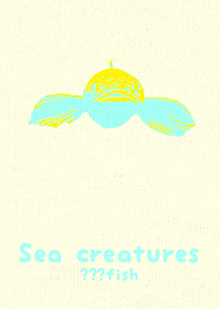 Sea crt ?fish Pale lemon