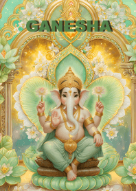 Gold Ganesha= money & Rich Theme