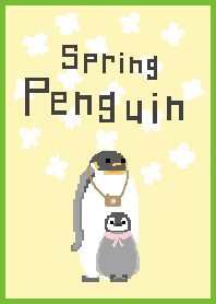 Pixel Art animal --- Penguin<<spring 2>>