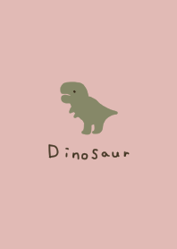 Pink-beige. A laid-back dinosaur.