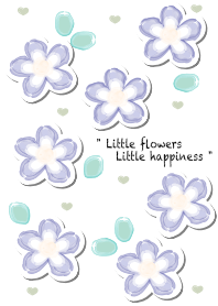 Little blue flower sticker 19 :)