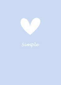 大人ハートのデザイン・ホワイト・水色
