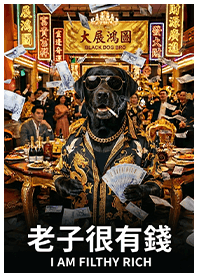 金運加持!有錢ㄟ黑狗兄1.0 黑色 凱瑞精選集