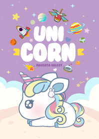 Baby Unicorn Galaxy Magenta