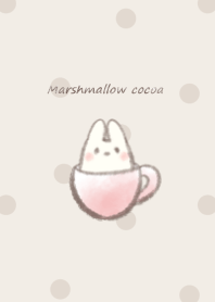 Marshmallow cocoa Rabbit*-pink- 2