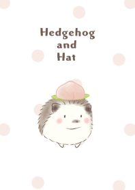 Hedgehog and Hat -peach- Dot
