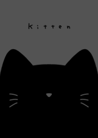 ねこ。黒とグレー