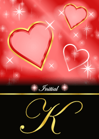 K-Initial-Love forecast-Red Heart