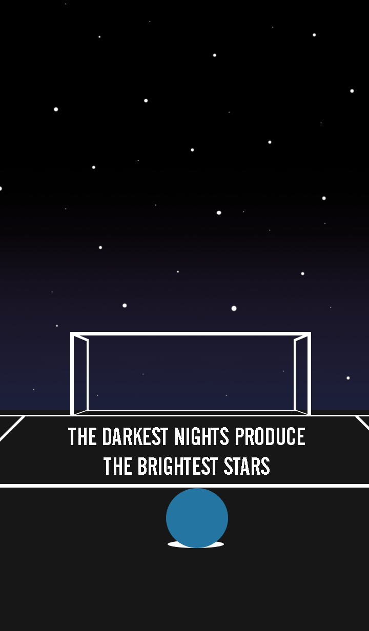 Darkest night, Brightest stars.