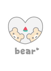 Bear Watermelon [White]