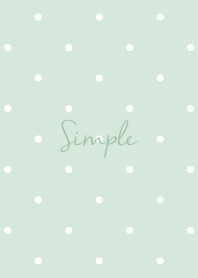 dull simple Polka dot green