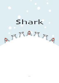 Light Blue : Xmas Shark