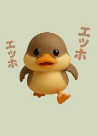 胖嘟小鴨｜霧綠簡約#4