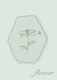 flower <Cherry> green