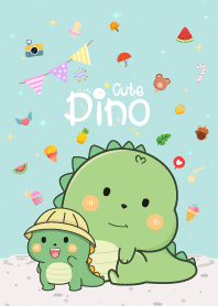 Dino Cute Mini Blue