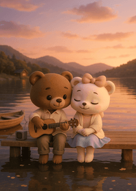 Lakefront Sunset Melody Moment