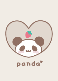 Panda Strawberry - Brown