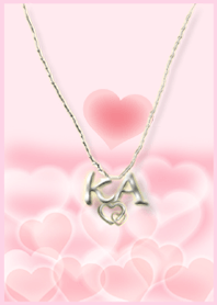 イニシャル K&A （ハート）
