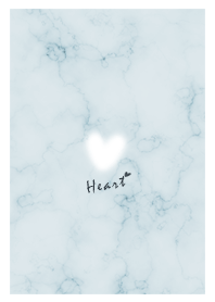 Marble and fluffy heart blue12_2