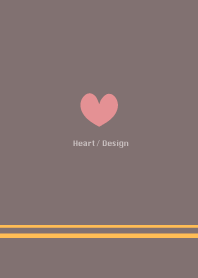 Heart / Design -orange-