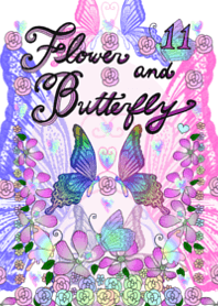 Flower and butterfly11