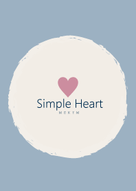 Simple Heart Blue-NATURAL 14