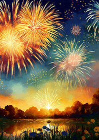 Beautiful Fireworks Theme#95
