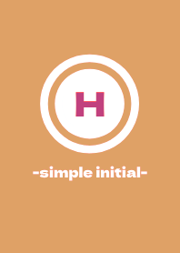 simple initial-H- THEME 60