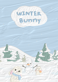Winter bunny (beige ver.)