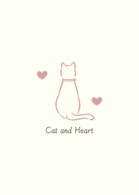 猫とハート -いちごミルク-