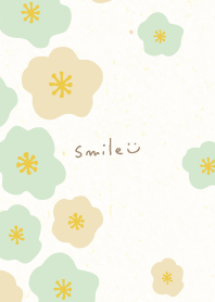 Hand-drawn 2color flowers15 from Japan