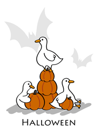 Daze Duck's Halloween(White)